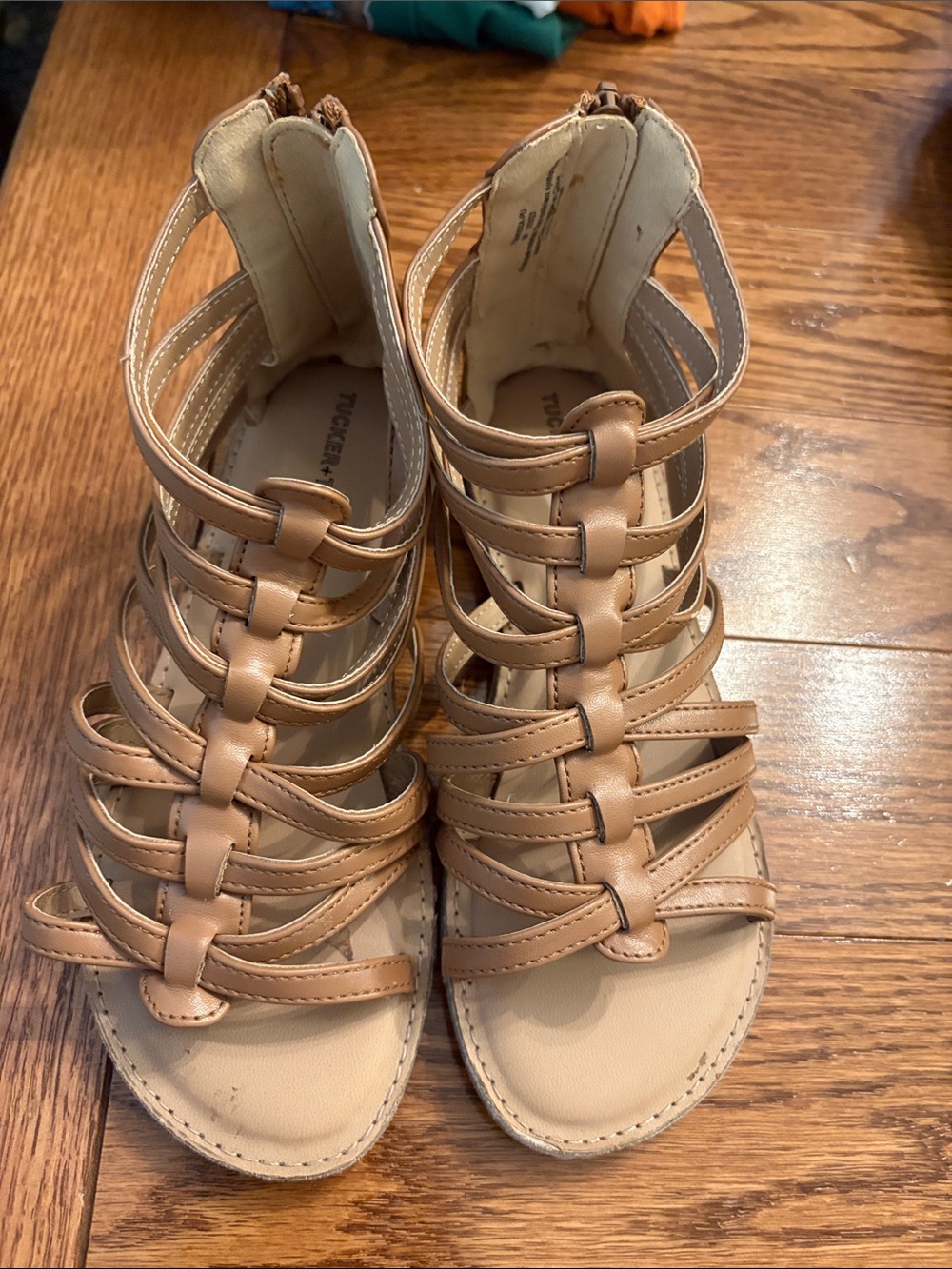 Tucker + Tate Tan Multi-Strap Gladiator Sandals